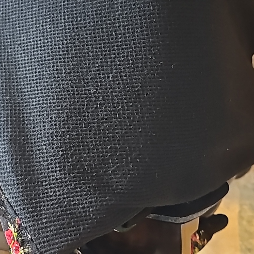 Amazon Miholl Waffle Knit top with lace sleeves - Picture 11 of 13